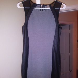 Bodycon grey and black dress from H&M